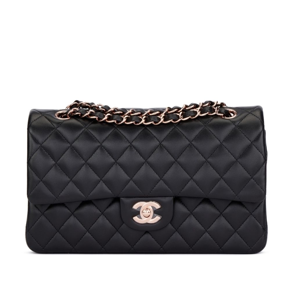 ❌️SOLD❌️ Brand New Authentic Chanel Medium Classic Flap Bag Rose Gold Hardware - Picture 6 of 12